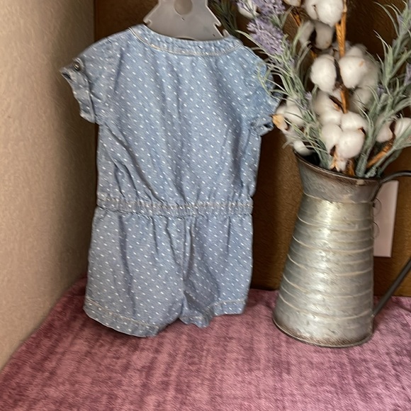 Baby girls, jeans, jumpsuit 6 months - Picture 2 of 7